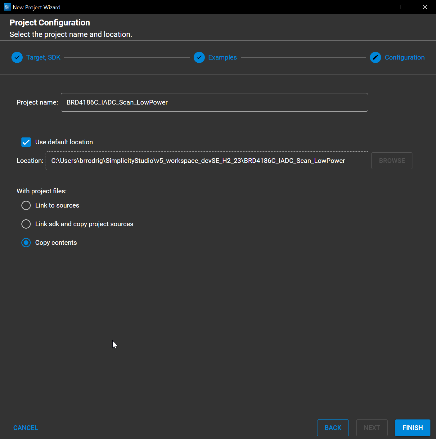 Silicon Labs Project Wizard HW